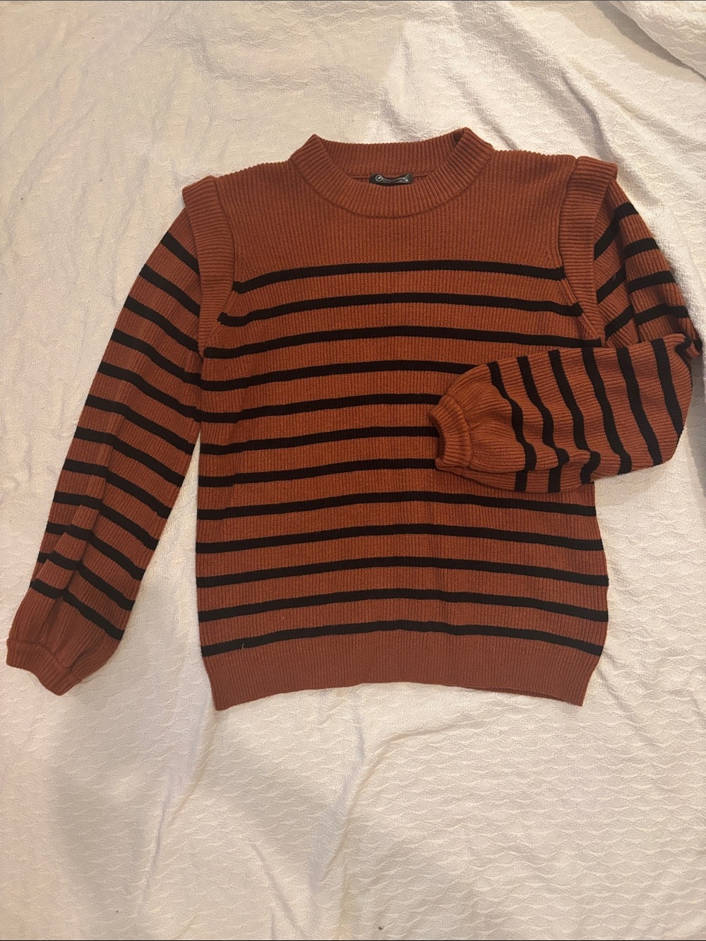 Brown Striped Sweater
